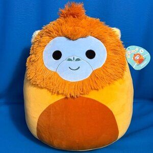 NEW ~ NWT SQUISHMALLOWS 16" ADONIS SNUB NOSE / NOSED MONKEY PLUSH STUFFED ANIMAL